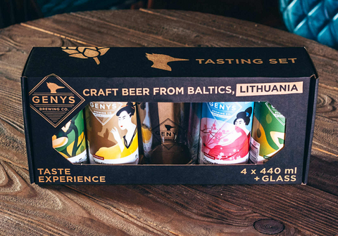 Degustacinis kombucha rinkinys su taure