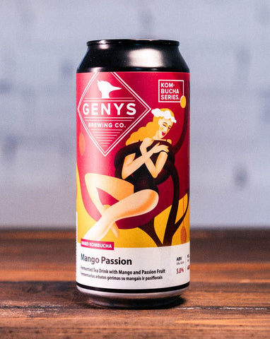 12 pcs. case Hard Kombucha Mango Passion