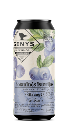 12 vnt. pakuotė Kombucha Botaninės istorijos - Šilauogė