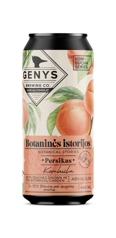 12 vnt. pakuotė Kombucha Botaninės istorijos - Persikas