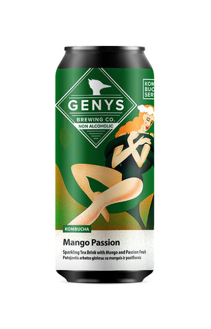 12 vnt. pakuotė Kombucha Mango Passion