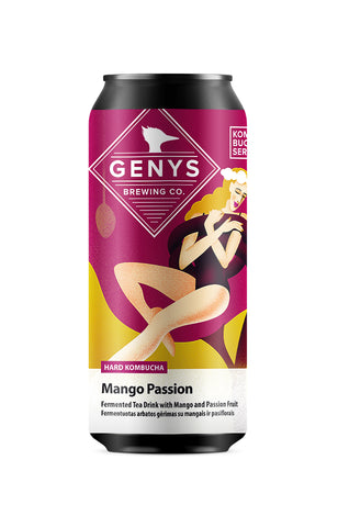 6 vnt. pakuotė Hard Kombucha Mango Passion