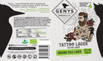 12 vnt. pakuotė Organic Tattoo Lager